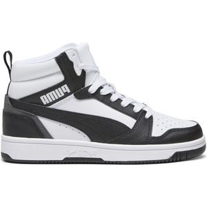 Puma rebound v6 mid in de kleur wit.