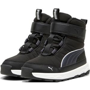 PUMA Evolve Boot AC+ PS, sneakers, zwart-strong gray white, 31 EU, Puma zwart/grijs/PUMA/wit, 31 EU