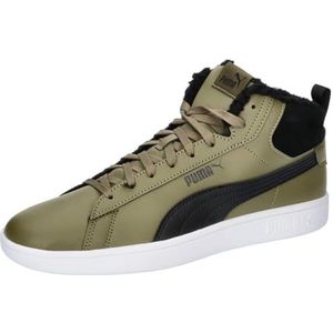 PUMA Smash 3.0 Mid WTR sneakers voor Heren, Zwart/Wit