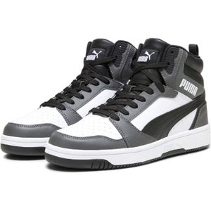 PUMA Rebound v6 Unisex Sneakers - PUMA White-PUMA Black-Shadow Gray - Maat 39