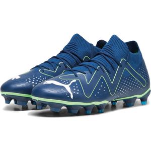 PUMA unisex sportschoenen voor volwassenen FUTURE MATCH FG/AG voetbalschoenen, Perzisch blauw Puma wit Pro groen, 44,5 EU