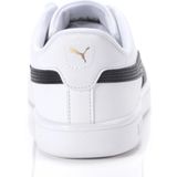 PUMA - Smash 3.0 L - Sneakers - Zwart/Wit/Goud - Leer - Gerecycled Materiaal