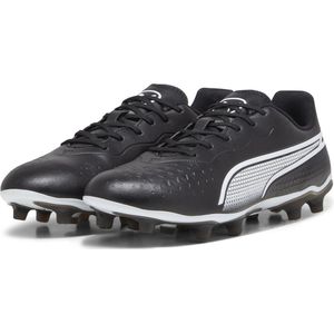 PUMA Unisex King Match Fg/Ag voetbalschoen, Puma Zwart Puma Wit, 45 EU