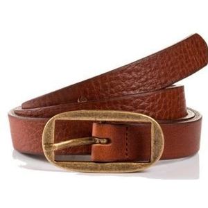 TOM TAILOR Ledergürtel "TTMARIAH", 2 cm breiter Damengürtel, modisch vielseitig, rustikaler Vintage-look