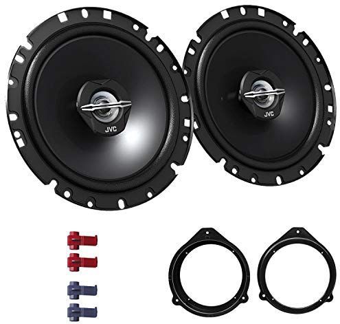 EHO Luidsprekerbundel inbouwset inclusief JVC CS-J1720X geschikt voor Audi A4 B6 (8E) 2000-2004 deuren voor/achter 600 W 170 mm 2-weg coax