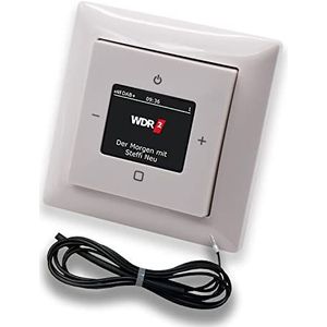 Busch Jäger - 8215U-101 - DAB+ Inbouw-UP-radio - Alpinewit Glanzend - Complete Set