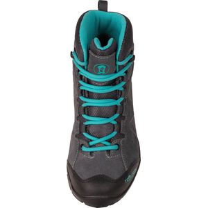Waterdichte wandelschoenen voor meisjes trollsteinen hiker mid grijs blauw