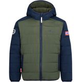 Trollkids Kids Sandvika Turnover Jacket Fleecevest (Kinderen |olijfgroen/blauw)