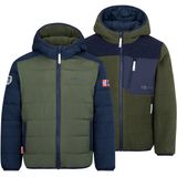 Trollkids Kids Sandvika Turnover Jacket Fleecevest (Kinderen |olijfgroen/blauw)