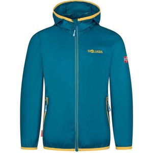 Trollkids - Trolltunga Jacket - Regenjas - Blauw - Waterdicht