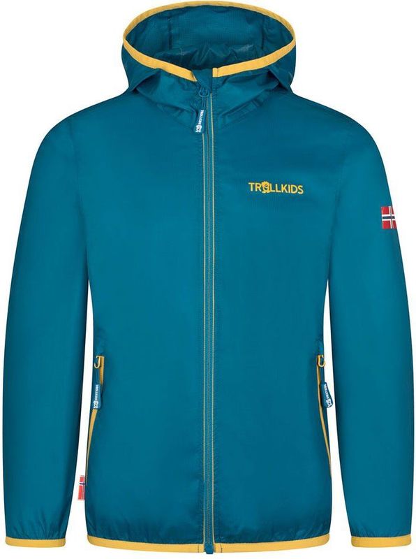 Trollkids - Trolltunga Jacket - Regenjas - Blauw - Waterdicht