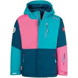 Hallingdal - Ski- en Sneeuwjas - Blauw/Rood - Waterdicht - Ademend - Verstelbare Capuchon