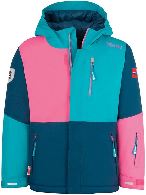 Hallingdal - Ski- en Sneeuwjas - Blauw/Rood - Waterdicht - Ademend - Verstelbare Capuchon