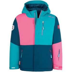 Hallingdal - Ski- en Sneeuwjas - Blauw/Rood - Waterdicht - Ademend - Verstelbare Capuchon