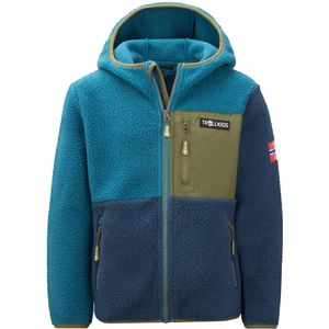 TROLLKIDS - Aurlandsfjord Jacket - Fleecejack - Dark marine/Mystic blue/Pine green