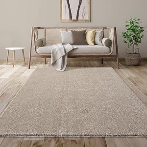 Mia´s Teppiche Giant Modern pluizig dicht laagpolig woonkamertapijt, superzacht gevoel, melange-effect, elegante glans