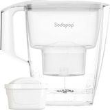 Sodapop 10029101 Waterfilter 3 l Wit, Transparant