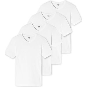 Schiesser - Uncover - T-shirt - Wit - 4-pack