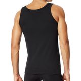 Schiesser - Uncover - Hemden - Zwart - 4-Pack - 95% Katoen, 5% Elastaan