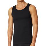 Schiesser - Uncover - Hemden - Zwart - 4-Pack - 95% Katoen, 5% Elastaan