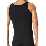 Schiesser - Uncover - Hemden - Zwart - 4-Pack - 95% Katoen, 5% Elastaan