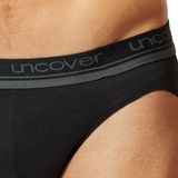 Schiesser - Uncover - Slips - Zwart - 6-pack