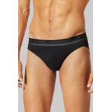 Schiesser - Uncover - Slips - Zwart - 6-pack