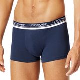 Schiesser - Uncover - Boxershorts - Blauw - 6-pack, Stretch Katoen