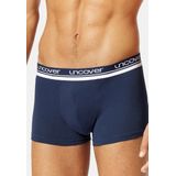 Schiesser - Uncover - Boxershorts - Blauw/Zwart - 6-pack - Stretch Katoen
