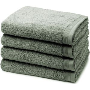 möve Superwuschel gastendoek 30 x 50 cm gemaakt van 100% katoen, stone : Möve