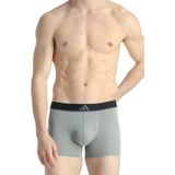 Adidas - Micro Flex - Boxershorts - Zwart/Grijs - 6-pack, 85% Gerecycled Polyester, 15% Elastaan