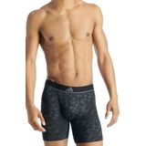 Adidas - Micro Flex - Boxershorts - Zwart-Grijs - 6-Pack, 85% Polyester, 15% Elastaan