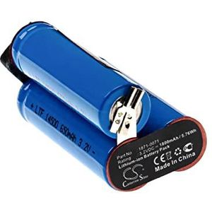 vhbw Accu compatibel met Moser Chrome Style Pro 1871 tondeuse (1800 mAh, 3,2 V, Li-Ion)