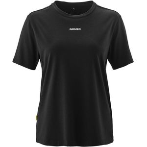 Dames - T-shirt - Zwart - Katoen/Modal/Elastaan - Ronde Hals