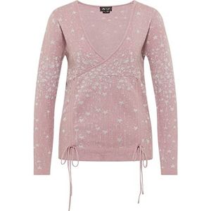 myMo at night Trui  oudroze / zilver