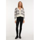 Mymo - Blonda - Vest - Wit - Veelkleurig