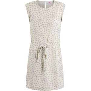 myMo - Esha - Jurk - Multicolor - Bloemenprint, Strikceintuur, Zachte Voering