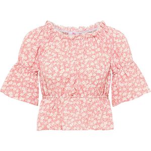 MYMO Blouse  blauw / groen / rosa / rood