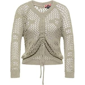 myMo ROCKS - Gebreide Trui - Katoen Acryl - Luchtig - V-hals