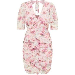 faina gedrapeerde jurk koosh