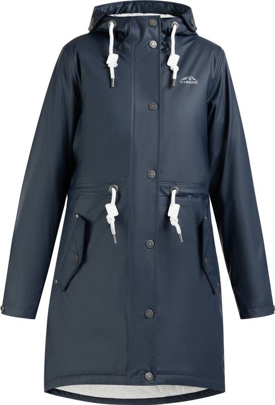ICEBOUND - Gewatteerde Mackintosh - Dames - Marine - Stadsregen