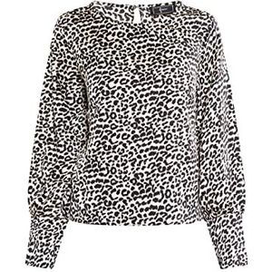 faina Blouse  crème / zwart