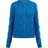 MYMO Trui 'Blonda'  royal blue/koningsblauw