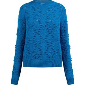 MYMO Trui 'Blonda'  royal blue/koningsblauw