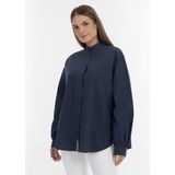 RISA - Blouse - Marine - Klassieke Blouse - Lange Mouw