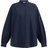 RISA - Blouse - Marine - Klassieke Blouse - Lange Mouw