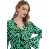 faina jurk - zebraprint sookie