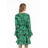 faina jurk - zebraprint sookie