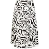 faina Midi-rok met zebraprint caneva