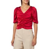 faina Blouse  robijnrood